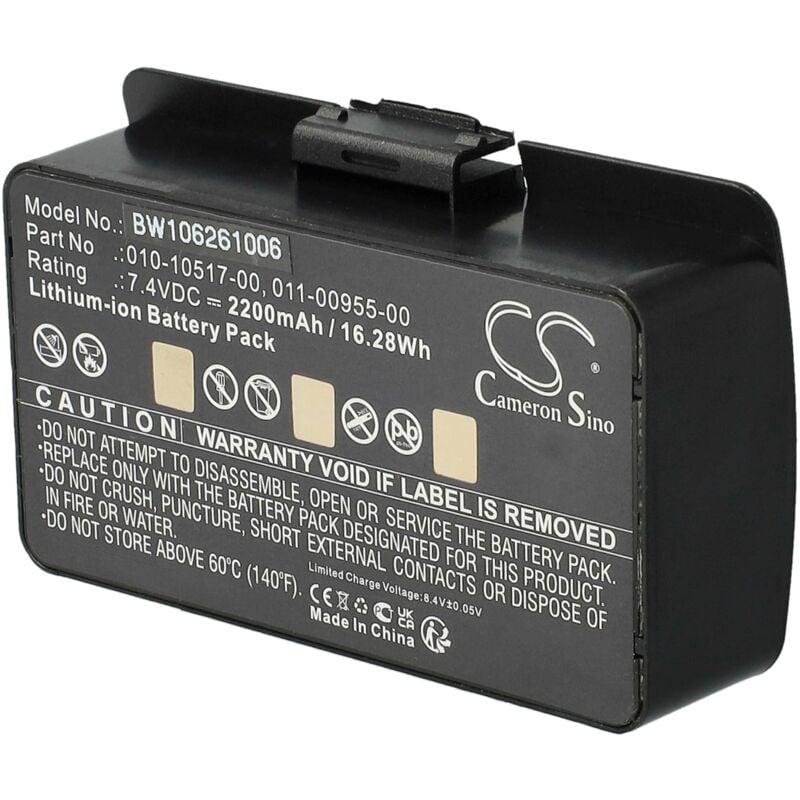 foto del prodotto vhbw batteria compatibile con garmin gpsmap 496 navigatore gps 2200mah, 7,4v, li ion 