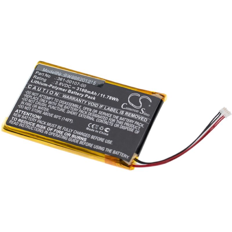 foto del prodotto vhbw batteria compatibile con garmin gpsmap 86, gpsmap 86i, gpsmap 86s, gpsmap 67i navigatore gps 3100mah, 3,8v, li poly 