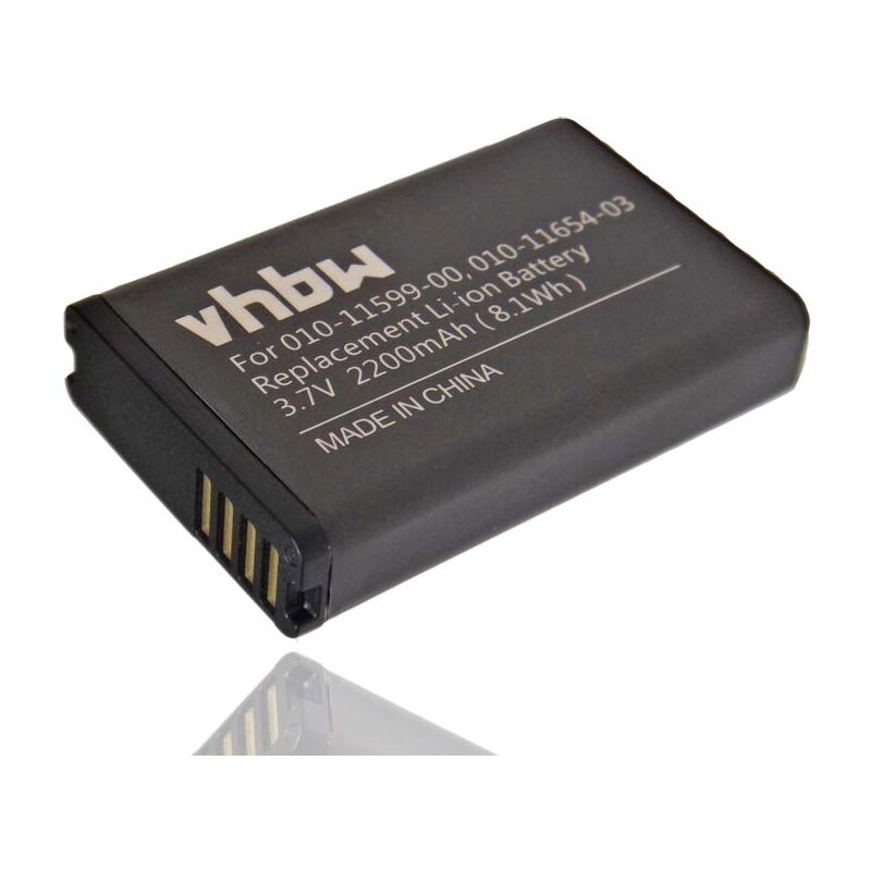 foto del prodotto vhbw batteria compatibile con garmin virb elite action hd camera 1.4, elite, elite e1gr navigatore gps 2200mah, 3,7v, li ion 
