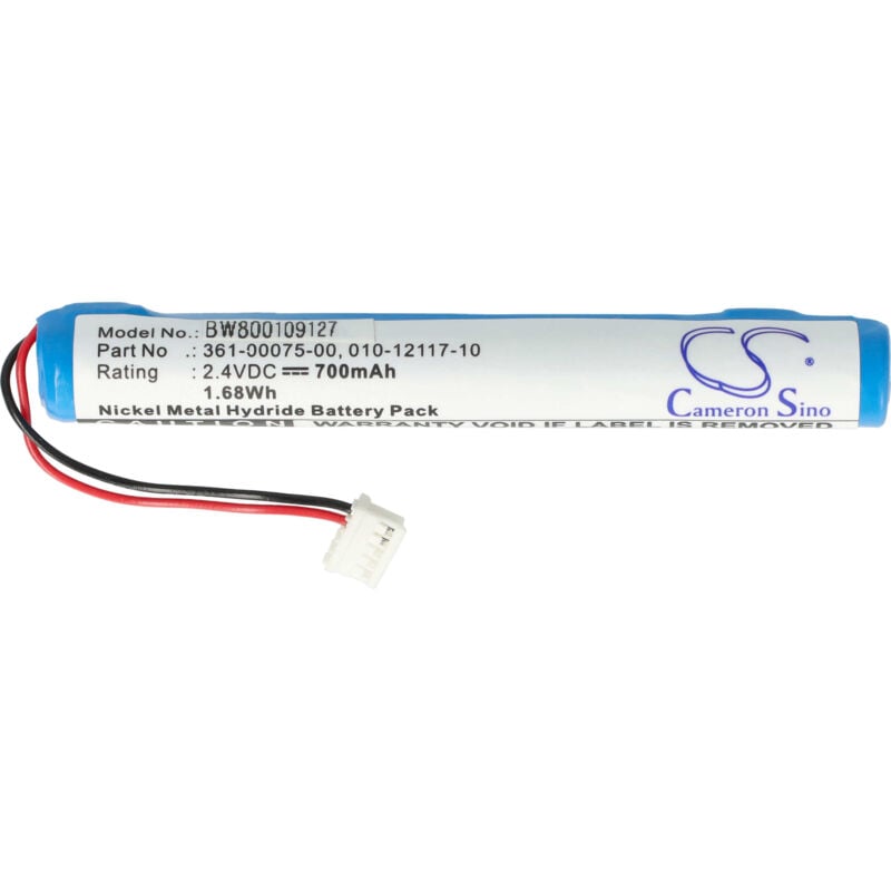 foto del prodotto vhbw - batteria compatibile con garmin wind sensor navigatore gps 700mah, 2,4v, nimh