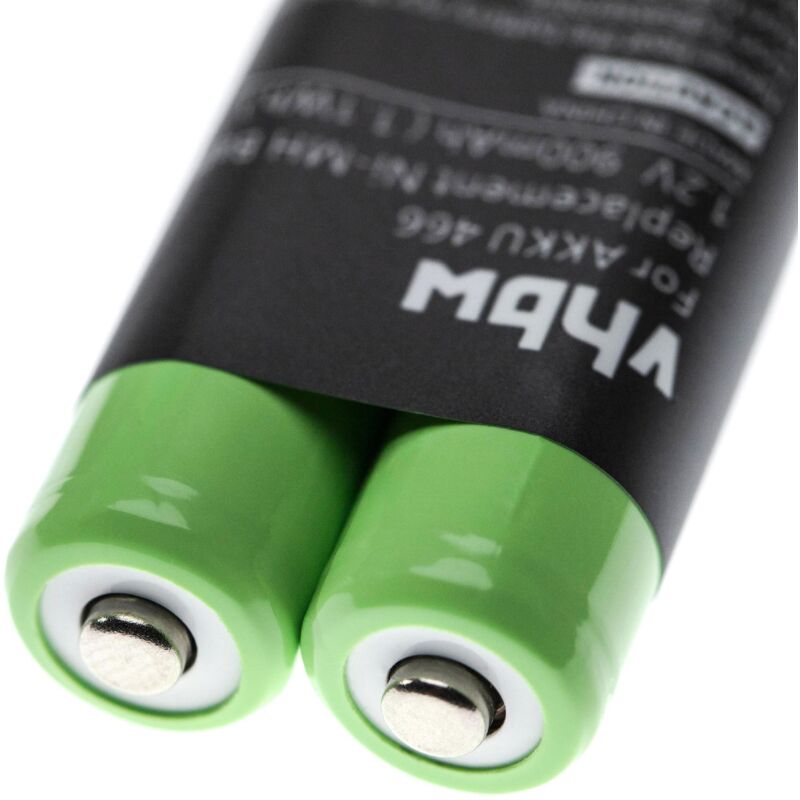foto del prodotto vhbw batteria compatibile con grundig digta 420, 422 dittafono 900mah, 1,2v, nimh 
