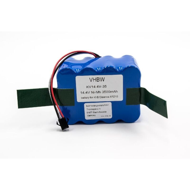 foto del prodotto vhbw batteria compatibile con h.koenig swr22 home cleaner 3500mah, 14,4v, nimh 