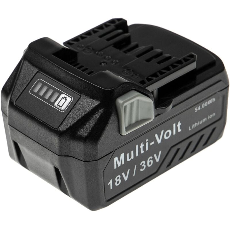 foto del prodotto vhbw batteria compatibile con hikoki 371751m, 402933, aw18dbl, c18dbal, c18dbl attrezzi da lavoro 3000 1500 mah, li ion, 18 36 v 