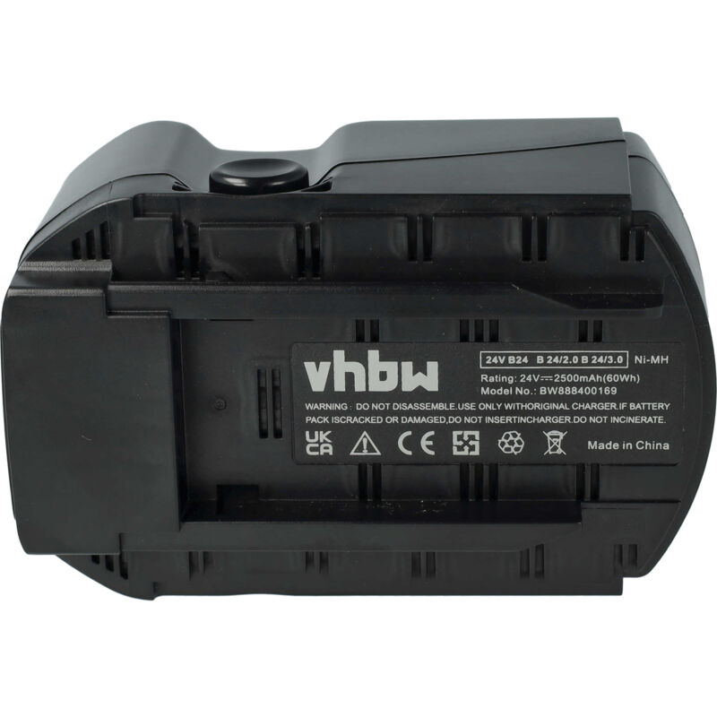 foto del prodotto vhbw batteria compatibile con hilti wsr 650 a, wsc 6.5, uh 240 a, wsc 55 a24, te 2 a, sfl 24 attrezzo da lavoro 2500 mah, nimh, 24 v 