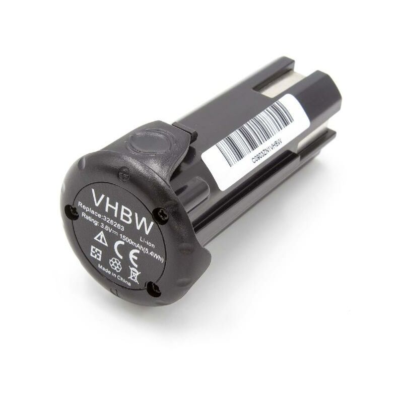 foto del prodotto vhbw batteria compatibile con hitachi hikoki db 3dl, db 3dl2, nt 50gs, nt 65ga, nt 65gb, nt 65gs attrezzi da lavoro 1500 mah, li ion, 3,6 v 