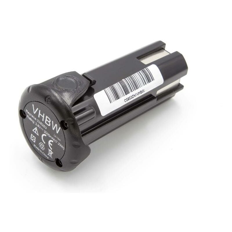 foto del prodotto vhbw batteria compatibile con hitachi hikoki db 3dl, db 3dl2, nt 50gs, nt 65ga, nt 65gb, nt 65gs attrezzi da lavoro 2000 mah, li ion, 3,6 v 