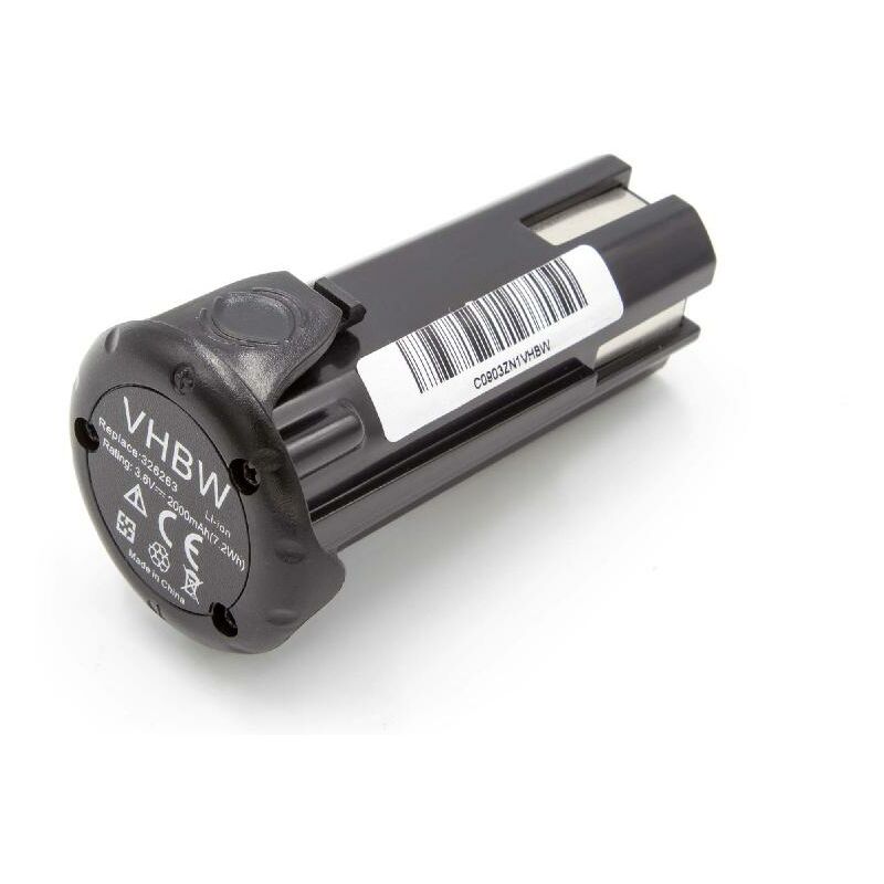 foto del prodotto vhbw batteria compatibile con hitachi hikoki db 3dl2 hl, db 3dl2 jl, fdb 3dl utensile elettrico 2000 mah, li ion, 3,6 v 