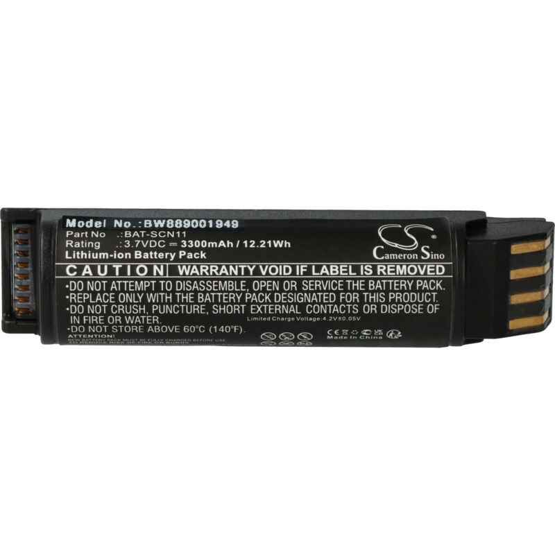 foto del prodotto vhbw batteria compatibile con honeywell xenon ultra 1962, ultra 1960 corded 2d, ultra 1960 lettore di codici a barre, pos 3300mah, 3,7v, li ion 