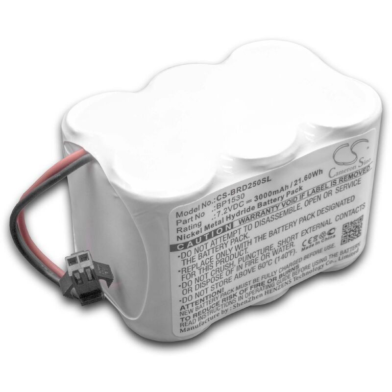 foto del prodotto vhbw batteria compatibile con horizon hdtm terrestrial meter, hdtm plus usb terrestrial meter dispositivo di misurazione 3000mah, 7,2v, nimh 