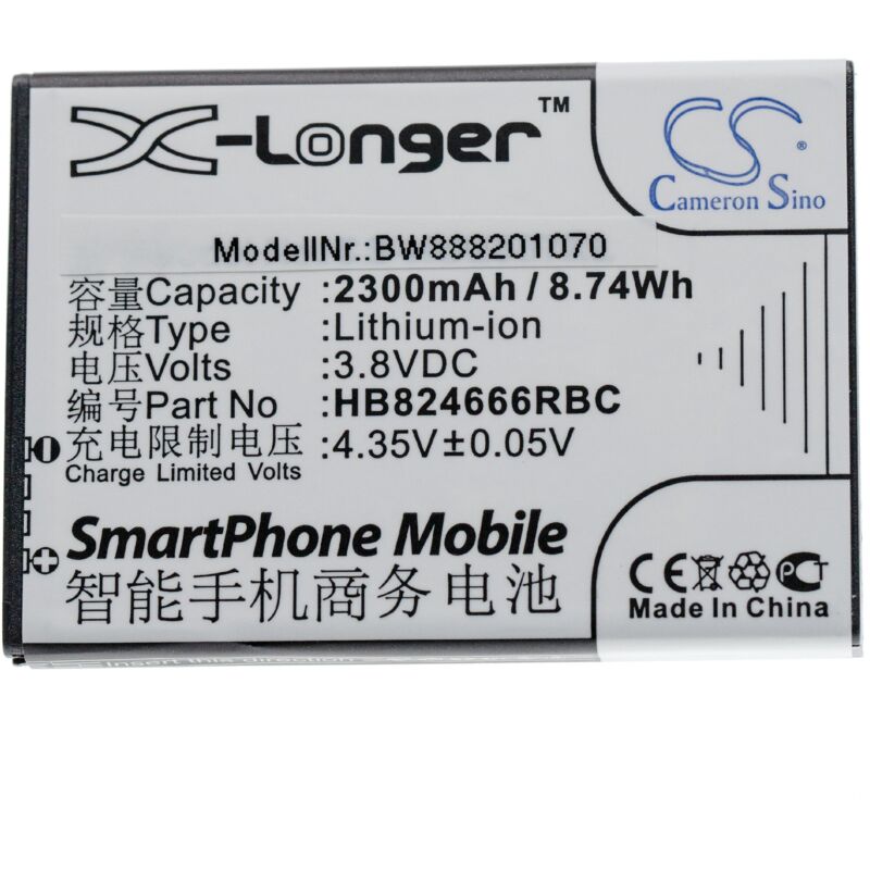foto del prodotto vhbw batteria compatibile con huawei e5577 ebs 937, e5577s 321, e5785lh 22c, e5785 hotspot modem router portatile 2300mah, 3,8v, li ion 