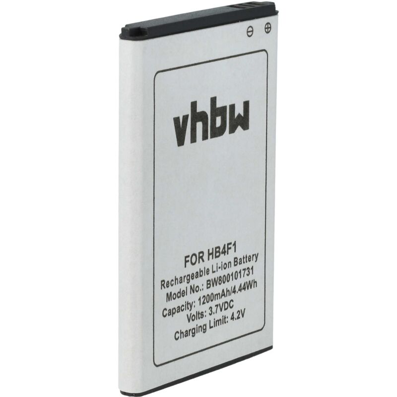 immagine 0 del prodotto vhbw batteria compatibile con huawei u9120, pocket wifi c01hw, u8230, u8800 pro, u8000, u8220 hotspot modem router portatile 1200mah, 3,7v, li ion 