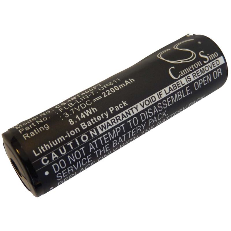 foto del prodotto vhbw batteria compatibile con inova t4 old style , t4 lights old style torcia, lampada da elmetto 2200mah, 3,7v, li ion 