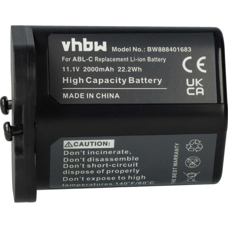 foto del prodotto vhbw batteria compatibile con irobot braava jet m6 home cleaner 2000mah, 10,8v, li ion 