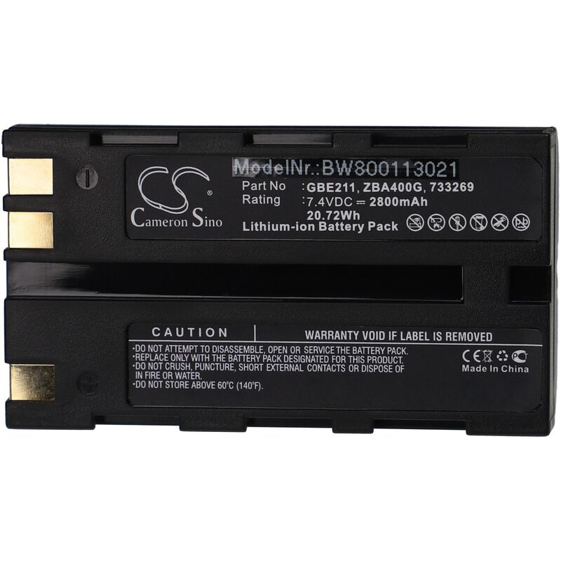 foto del prodotto vhbw batteria compatibile con leica gnss receiver, gps1200 dispositivo di misurazione laser, dispositivo di misurazione 2800mah, 7,4v, li ion 