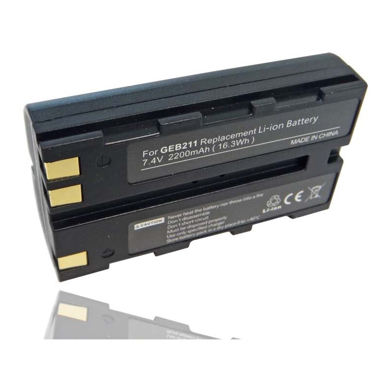 foto del prodotto vhbw batteria compatibile con leica ts06, ts09, ts11, ts12, ts15 dispositivo di misurazione laser, dispositivo di misurazione 2200mah, 7,4v,