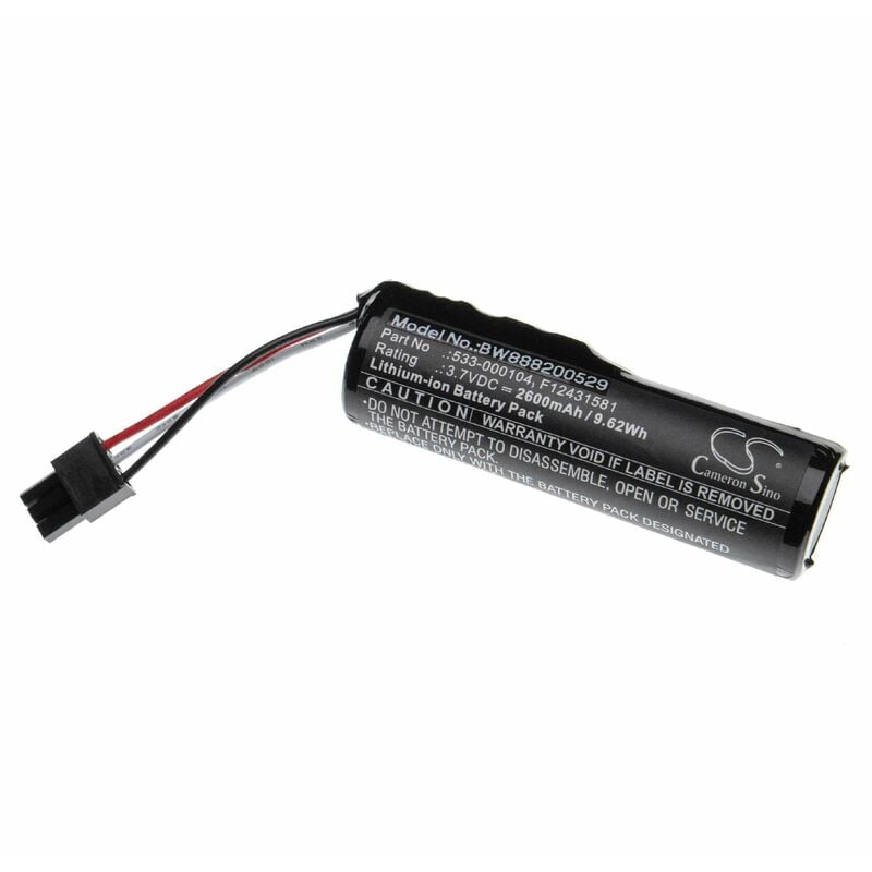 foto del prodotto vhbw batteria compatibile con logitech s 00122, s00151, ue kora boom, s 00166 casse, altoparlanti, speaker 2600mah, 3,7v, li ion 