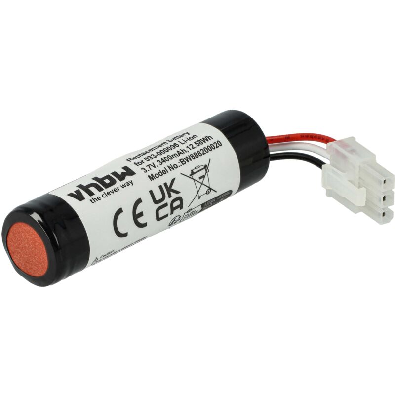 foto del prodotto vhbw batteria compatibile con logitech ue boombox 984 000304 sostituisce 533 000096, dgyf001, gprlo18sy002 li ion, 3400mah, 3.7v ricaricabile