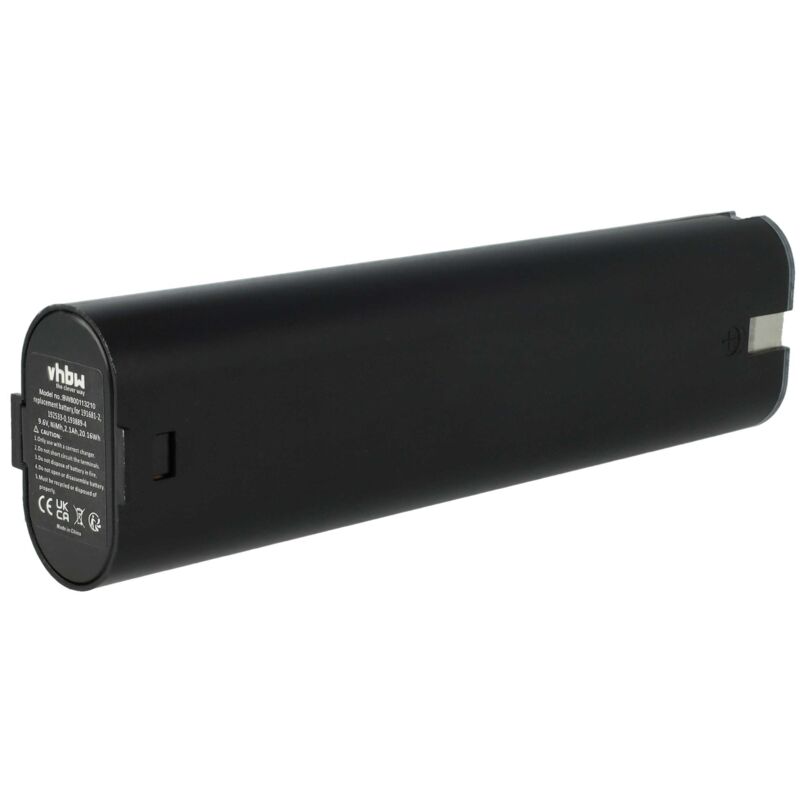 foto del prodotto vhbw batteria compatibile con makita 4190d, 4190db, 4093d, 4093dw, 4300d, 4300dw, 4190dw, 4190dwd, 4000 utensile elettrico 2100 mah, nimh, 9,6 v 
