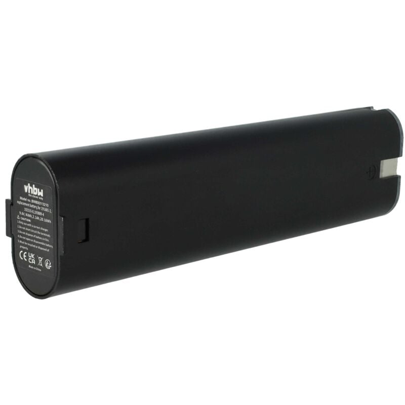 foto del prodotto vhbw batteria compatibile con makita 6012hdl, 6012hdw, 5090dw, 6012hd, 6092d, 4390dw, 5090d, 6000, 4390d utensile elettrico 2100 mah, nimh, 9,6 v 