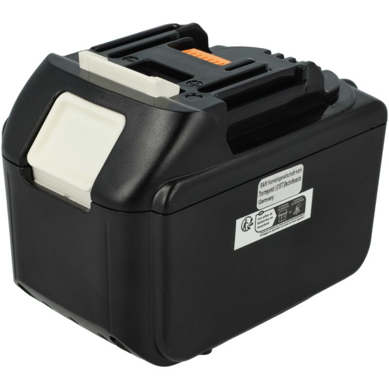 foto del prodotto vhbw batteria compatibile con makita dls211, dls211zu, dls600, dls111, dls111pt2u, dls111zu, dml802 utensile elettrico 9000 mah, li ion, 18 v 