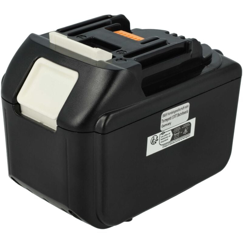 foto del prodotto vhbw batteria compatibile con makita dpb181rfe, dpb181z, dpb182, dmr200, dpb182z, dpb181, dpj180, dmr110 utensile elettrico 9000 mah, li ion, 18 v 