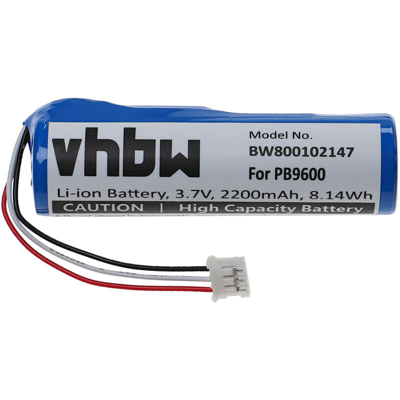 foto del prodotto vhbw batteria compatibile con marantz rc9001 telecomando remote control 2200mah, 3,7v, li ion 