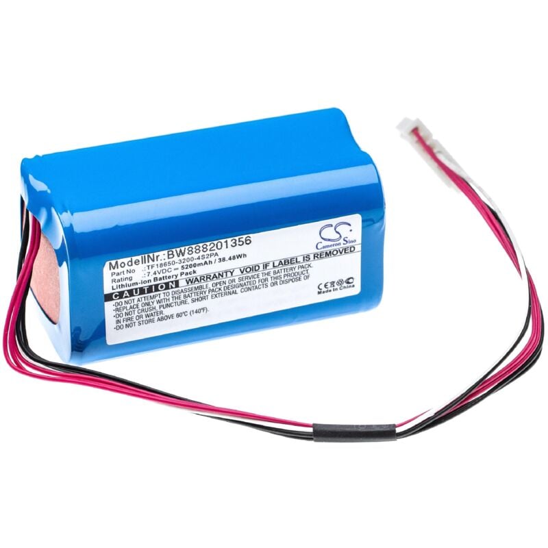 immagine 0 del prodotto vhbw batteria compatibile con marshall kilburn ii, ii v2 casse, altoparlanti, speaker 5200mah, 7,4v, li ion 