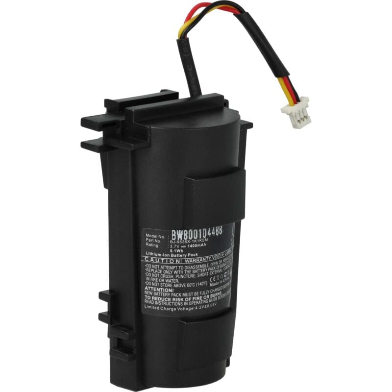 foto del prodotto vhbw batteria compatibile con metrologic ms9535 voyagerbt, ms9535, ms9535bt lettore di codici a barre, pos 1400mah, 3,7v, li ion 