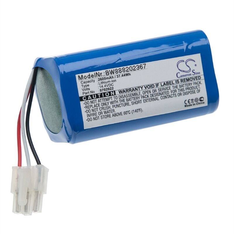 foto del prodotto vhbw batteria compatibile con miele rx1 sjql0, scout rx1 aspirapolvere home cleaner 2600mah, 14,4v, li ion 