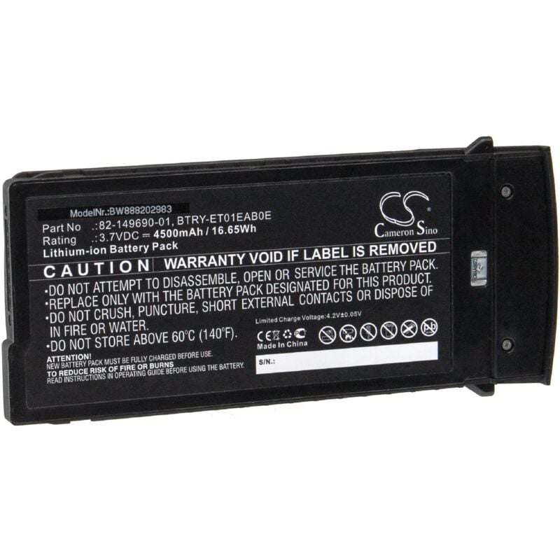 foto del prodotto vhbw batteria compatibile con motorola et1 tablet 4500mah, 3,7v, li ion 