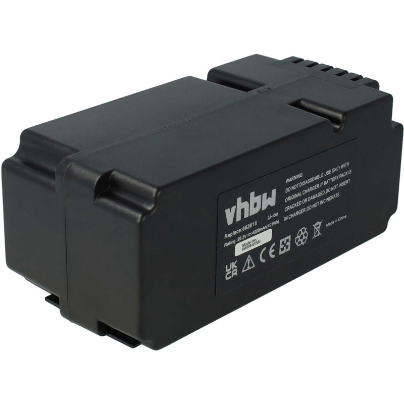 foto del prodotto vhbw batteria compatibile con mr 600 tagliaerba, robot tagliaerba 4000mah, 25,2v, li ion 