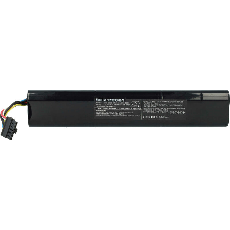 foto del prodotto vhbw batteria compatibile con neato botvac d3, d5, d3 , d301, d303, d4, d5 , d502, d503, d6, d7, connected aspirapolvere 4200mah, 14,4v, li ion 