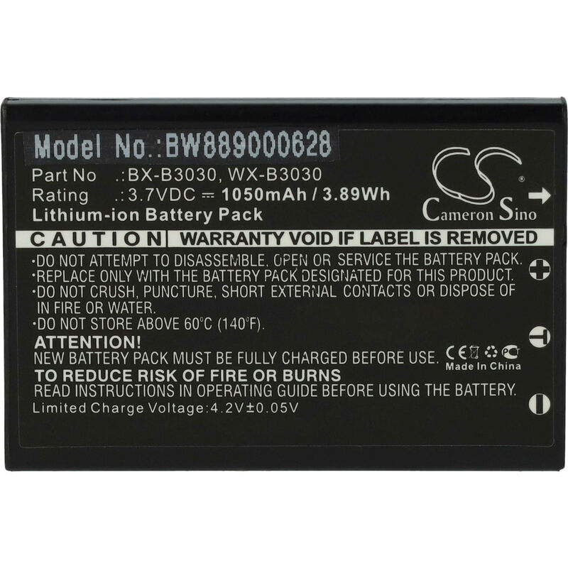 foto del prodotto vhbw batteria compatibile con panasonic attune 3020, 3050, i, ii auricolari cuffie wireless 1050mah, 3,7v, li ion 