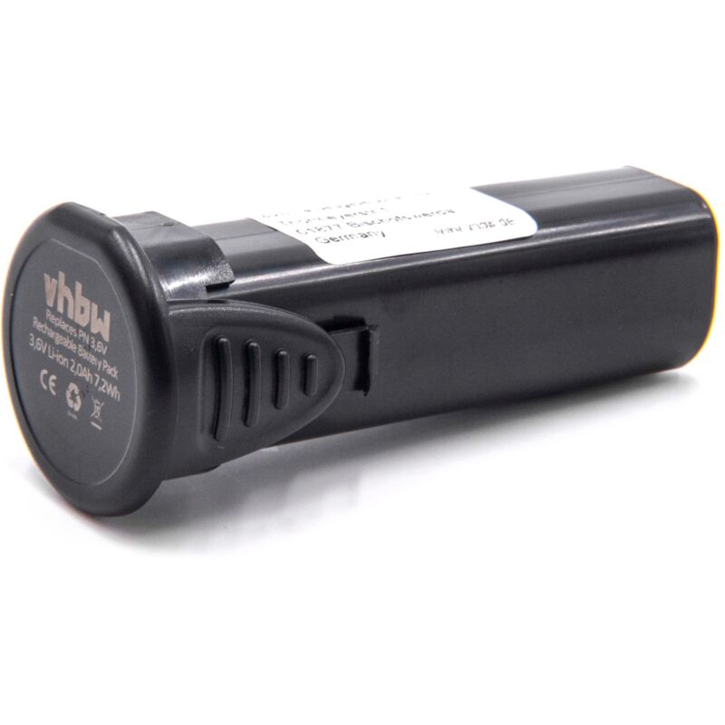 foto del prodotto vhbw batteria compatibile con panasonic ey3610 la1j, ey7410la1c, ey7410la2s, ey3610, ey6220nq utensile elettrico 2000 mah, li ion, 3,6 v 