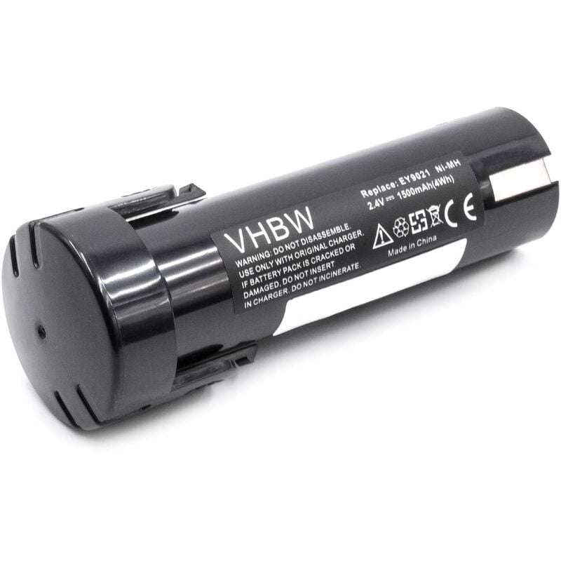 foto del prodotto vhbw batteria compatibile con panasonic ez902abb, minifix 100, minifix 210 attrezzi da lavoro 1500mah nimh 2,4v 