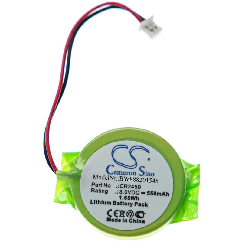 foto del prodotto vhbw batteria compatibile con panasonic gt32t, fp x, gt32, gt32m touchpad wireless 550mah, 3v, li ion 