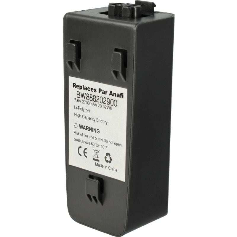 foto del prodotto vhbw batteria compatibile con parrot anafi drone quadricottero multicottero 2700mah, 7,6v, li poly 