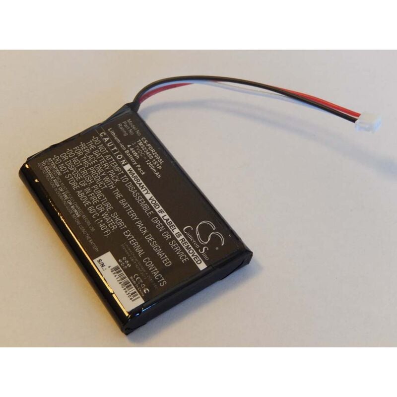 foto del prodotto vhbw batteria compatibile con pharos drive gps 200, pdr200 navigatore gps 1200mah, 3,7v, li ion 