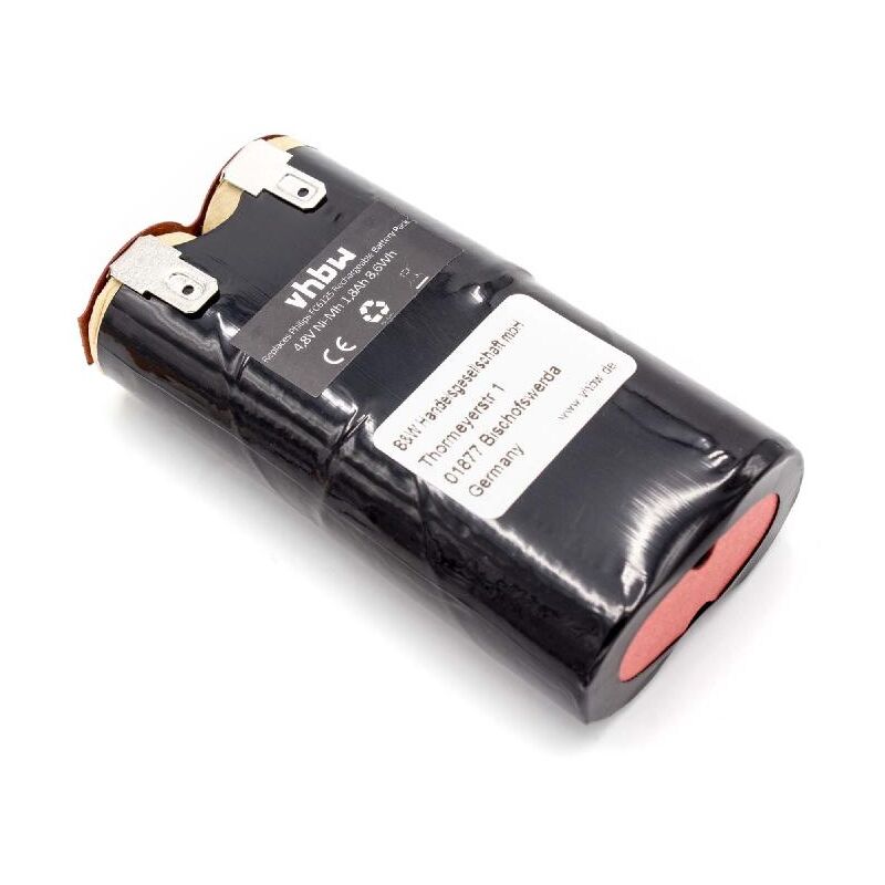foto del prodotto vhbw batteria compatibile con philips fc6125, fc6125 01 home cleaner 1800mah, 4,8v, nimh 