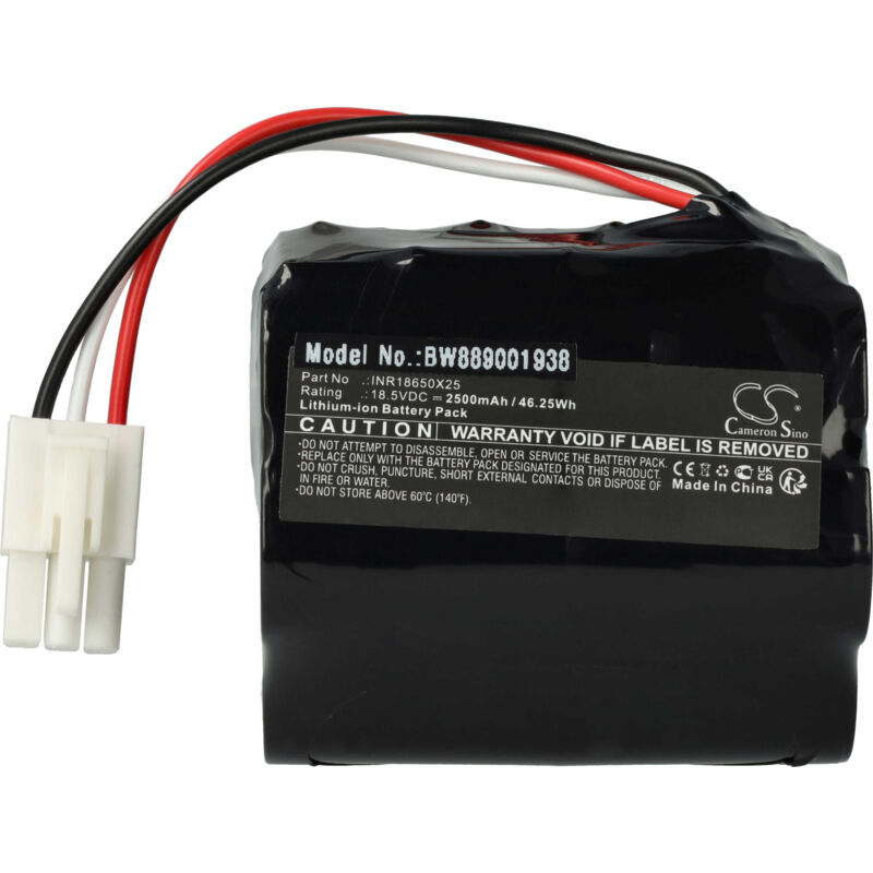 foto del prodotto vhbw batteria compatibile con philips power pro aqua fc6402, stick, fc6401 home cleaner 2500mah, 18,5v, li ion 