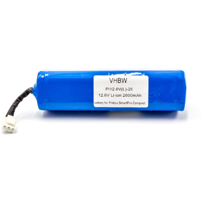 foto del prodotto vhbw batteria compatibile con philips smartpro compact fc8710 home cleaner 2600mah, 12,8v, li ion 