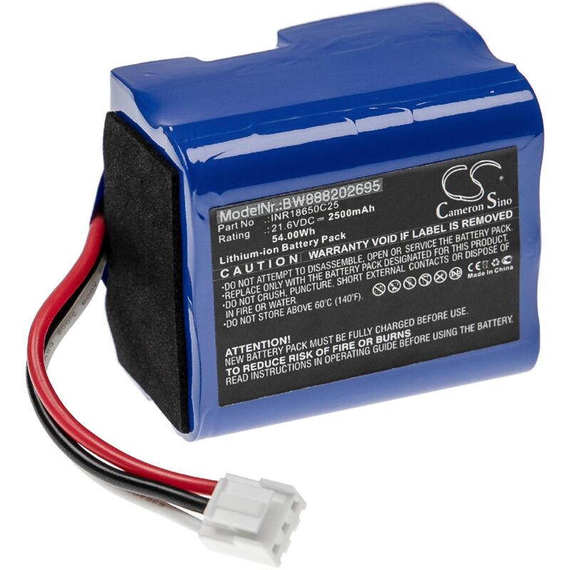 foto del prodotto vhbw batteria compatibile con philips speedpro fc6725, fc6726 01, fc6725 01, fc6726 aspirapolvere 2500mah, 21,6v, li ion 