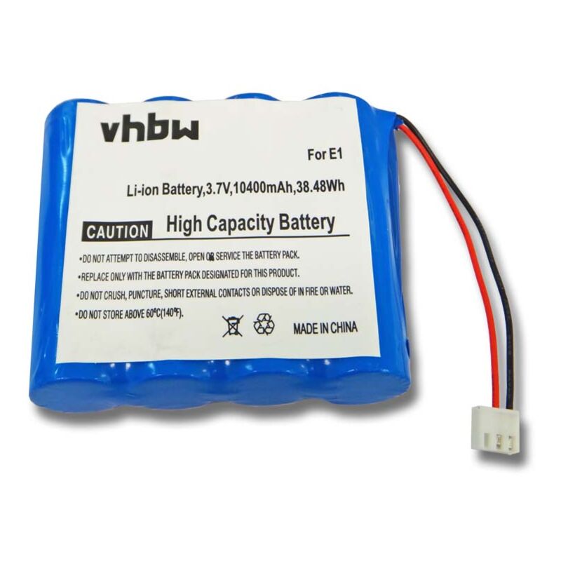 foto del prodotto vhbw batteria compatibile con pure evoke mio union jack, sensia, verona, vl 60924 digital radio 10400mah, 3,7v, li ion 