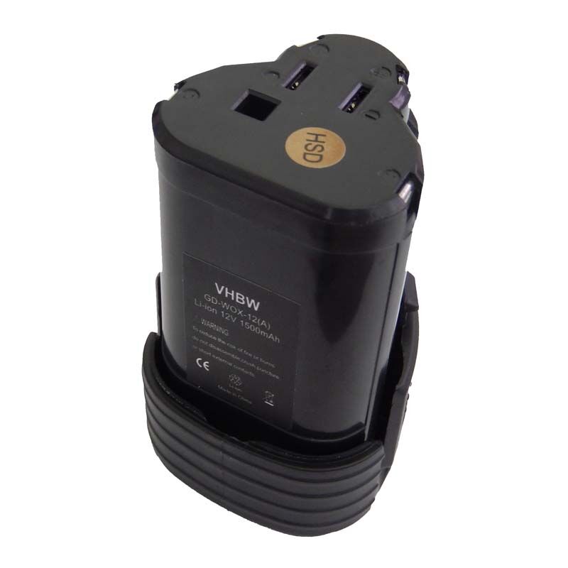 foto del prodotto vhbw batteria compatibile con rockwell rk2512, rk2510k, rk2510k2, rk2511, rk2511k2, rk2510, rk2510k2.1 utensile elettrico 1500 mah, li ion, 12 v 