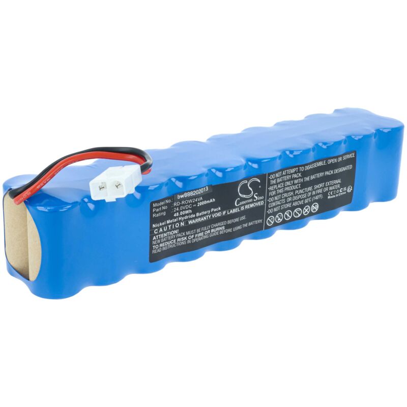 foto del prodotto vhbw batteria compatibile con rowenta air force extreme rh8872wo 9a0, rh8872wo 9a2 aspirapolvere home cleaner 2000mah, 24v, nimh 