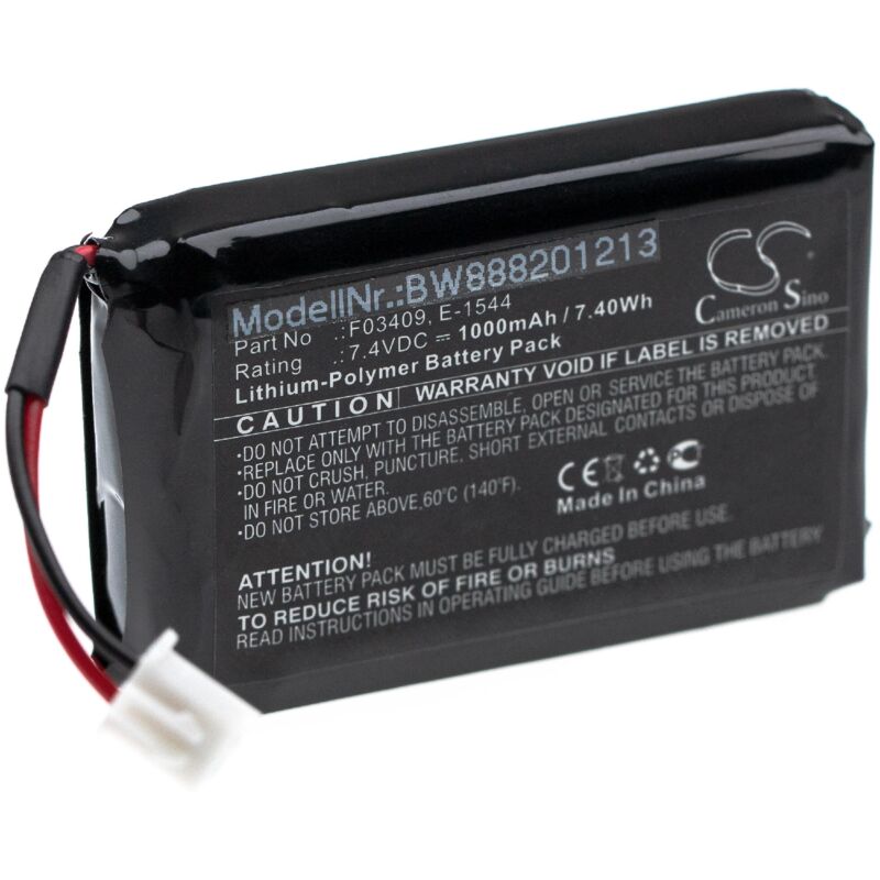 foto del prodotto vhbw batteria compatibile con satlink ws 6922, ws 6910, ws 6906, ws 6908, ws 6912, ws 6909 dispositivo di misurazione 1000mah, 7,4v, li poly 