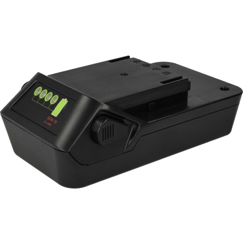 foto del prodotto vhbw batteria compatibile con senco duraspin ds5525 50, ds7525 18v attrezzi da lavoro 2000 mah, li ion, 18 v 