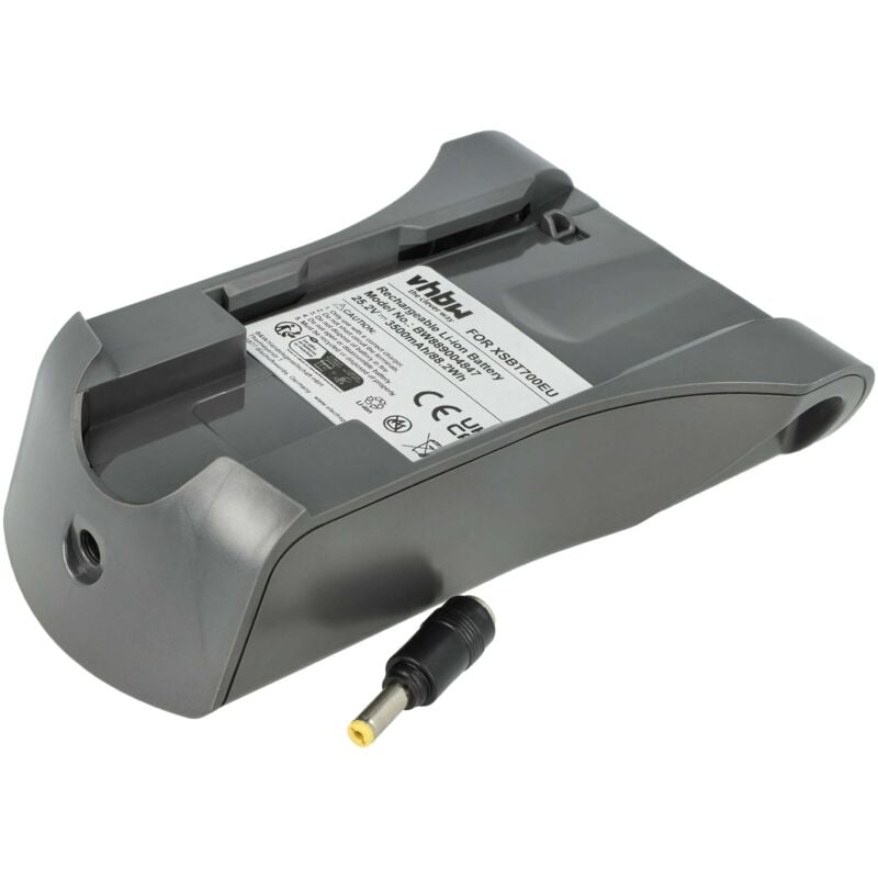foto del prodotto vhbw batteria compatibile con shark qz162hqsv, qz163hqbi, qz163hqde, qz163hqlc, qz163hqpb home cleaner grigio scuro 3500mah, 25,2v, li ion 