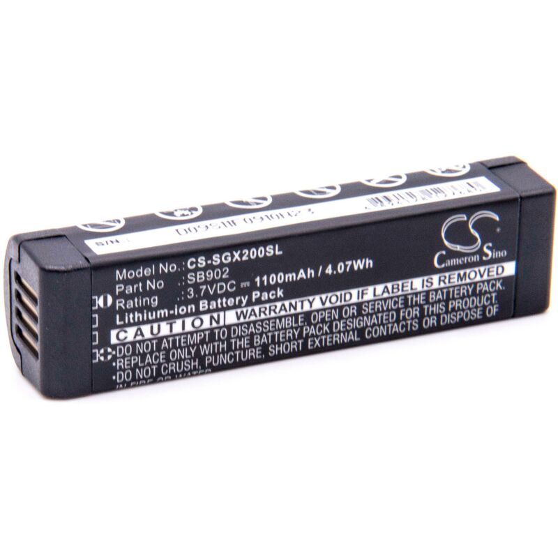 foto del prodotto vhbw batteria compatibile con shure glxd1, glx d14r, glx d14r b98h sistema radiomicrofonico, trasmettitore tascabile digitale 1100mah, 3,7v,