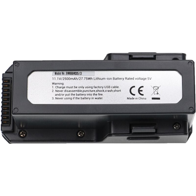 foto del prodotto vhbw batteria compatibile con sjrc f11 gps drone quadricottero multicottero 2500mah, 11,1v, li poly, nero 